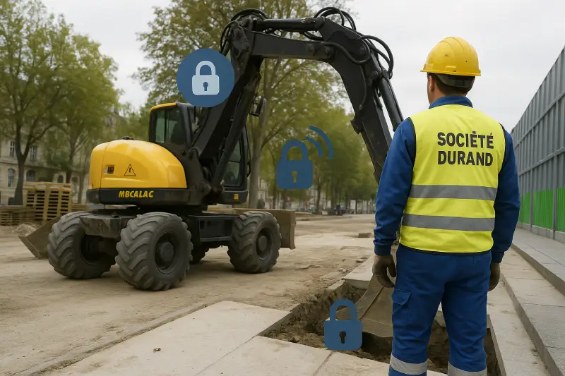 Limiter les vols d'engins de chantier avec les solutions Once For All