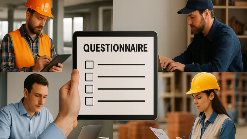 Baromètre ARTIsanté : quel est le ressenti des acteurs du bâtiment en 2024 ? - 4 Questionnaire en ligne ARTI Santé 2024 sur le BTP et le bâtiment